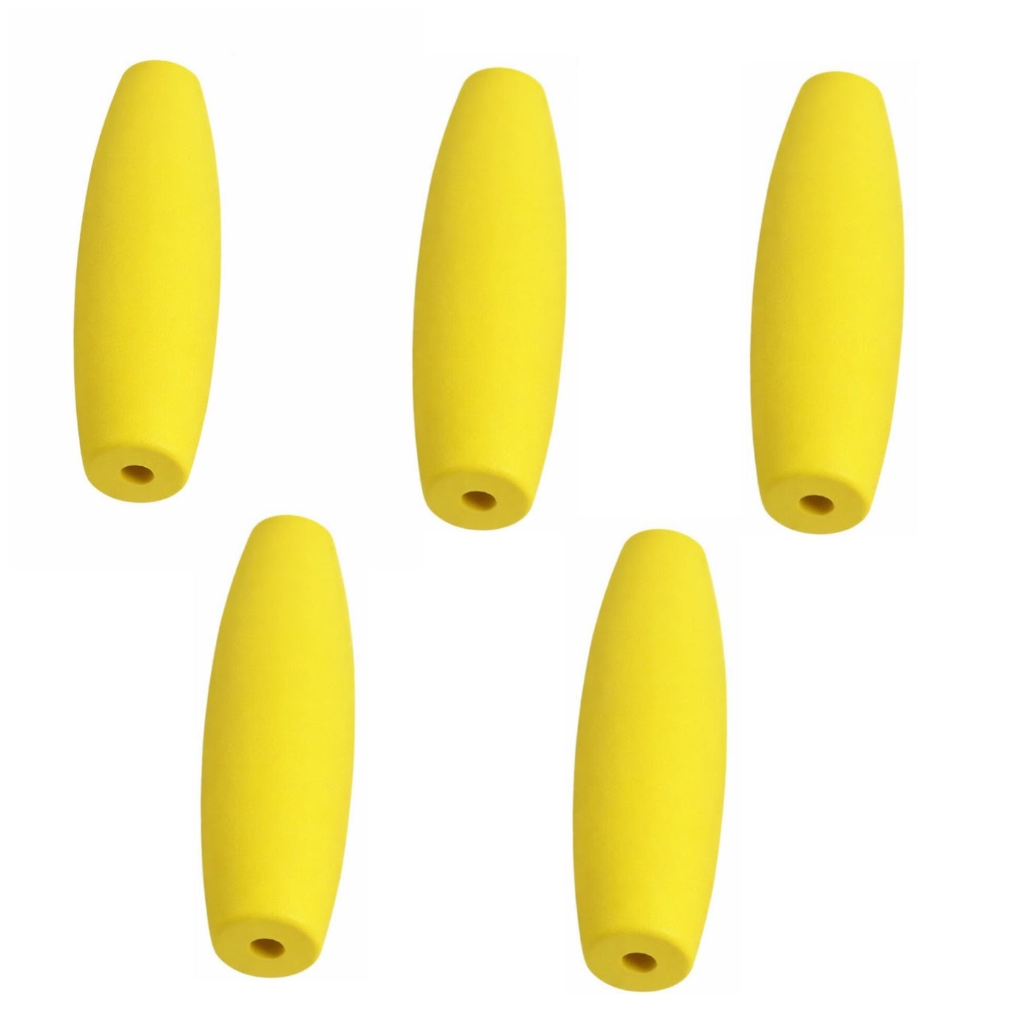 Ergonomic Crochet Hook Grip Set Multi Size Handle Attachments for 2 mm to 10 mm Hooks, Pack of 5