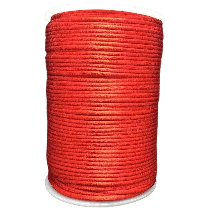 2mm Satin Nylon Cord 100m for Jewelry Making, Beading, Macrame, and Chinese Knot Crafts