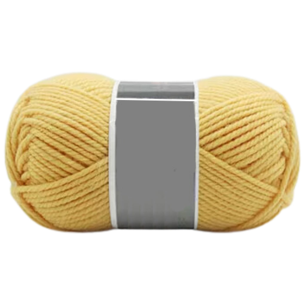 Bulky Merino Wool and Acrylic Blended Knitting Yarn for Craft Projects, 100 Grams/3.53oz 120 Yards