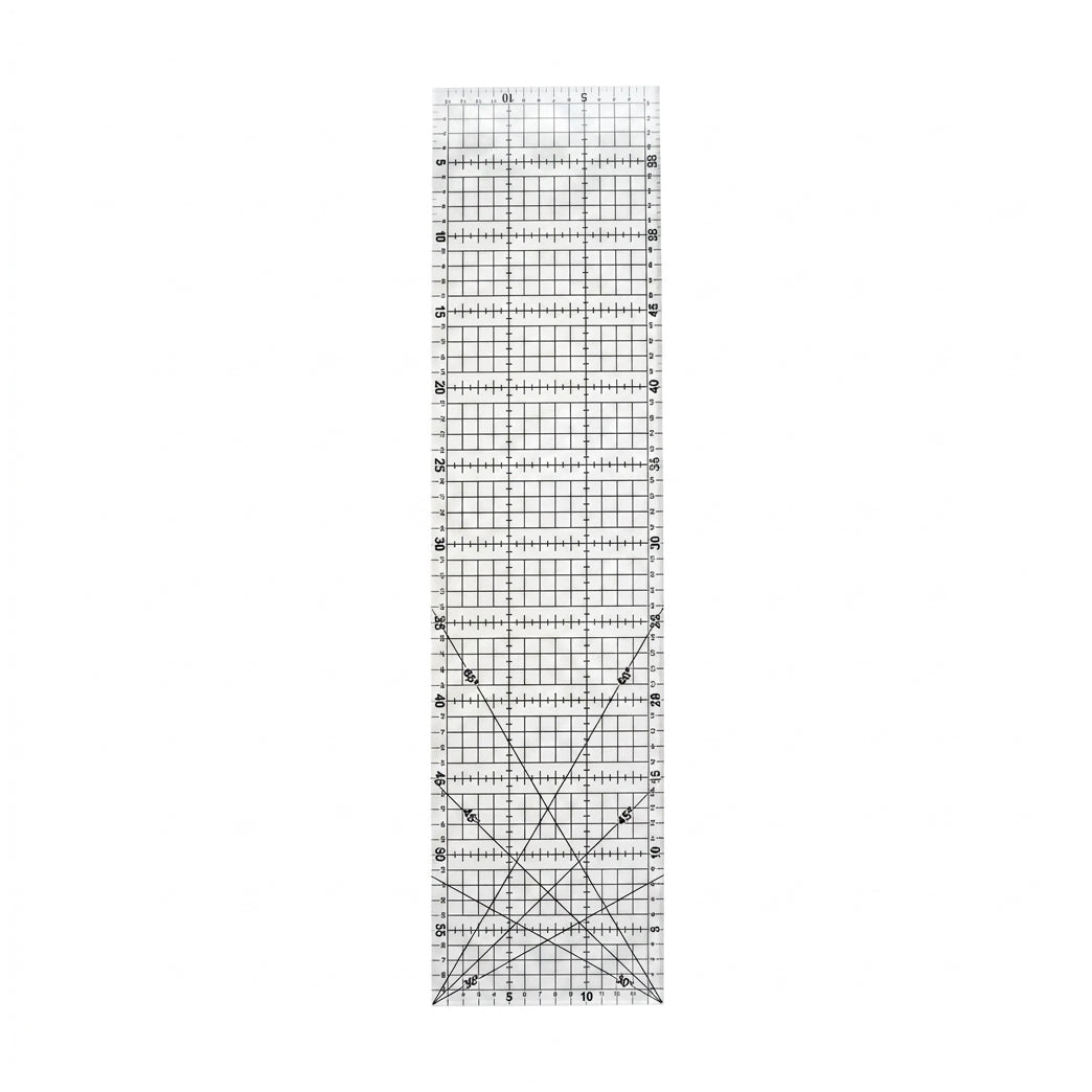 Acrylic Sewing and Quilting Ruler With Gridlines for Fabric Cutting, Measuring, Arts, and Craft Supplies