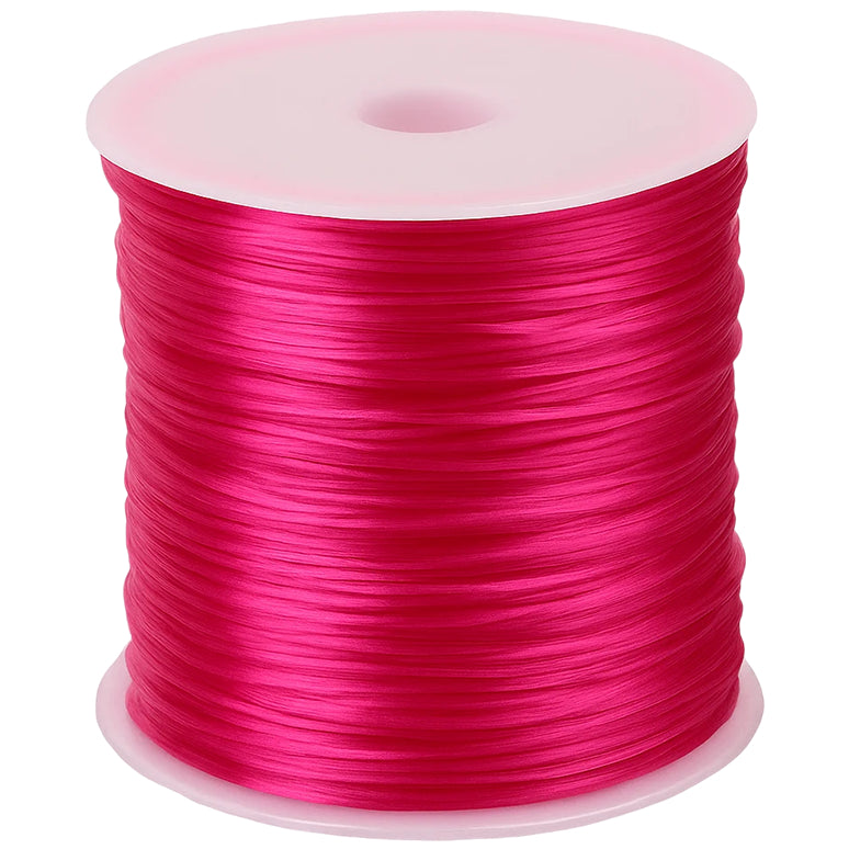 0.8mm Clear Crystal Elastic Beading Cord 197ft Stretch String for Bracelets and Jewelry Making