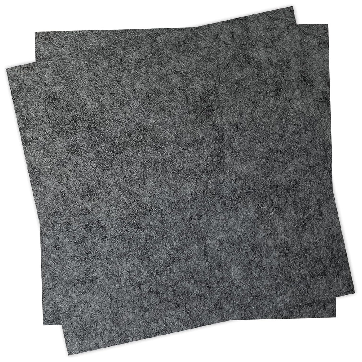 Polyester Felt Fabric Sheets, 12 x 12 Inches, 1 mm Thick for Sewing and Crafts, Pack of 2