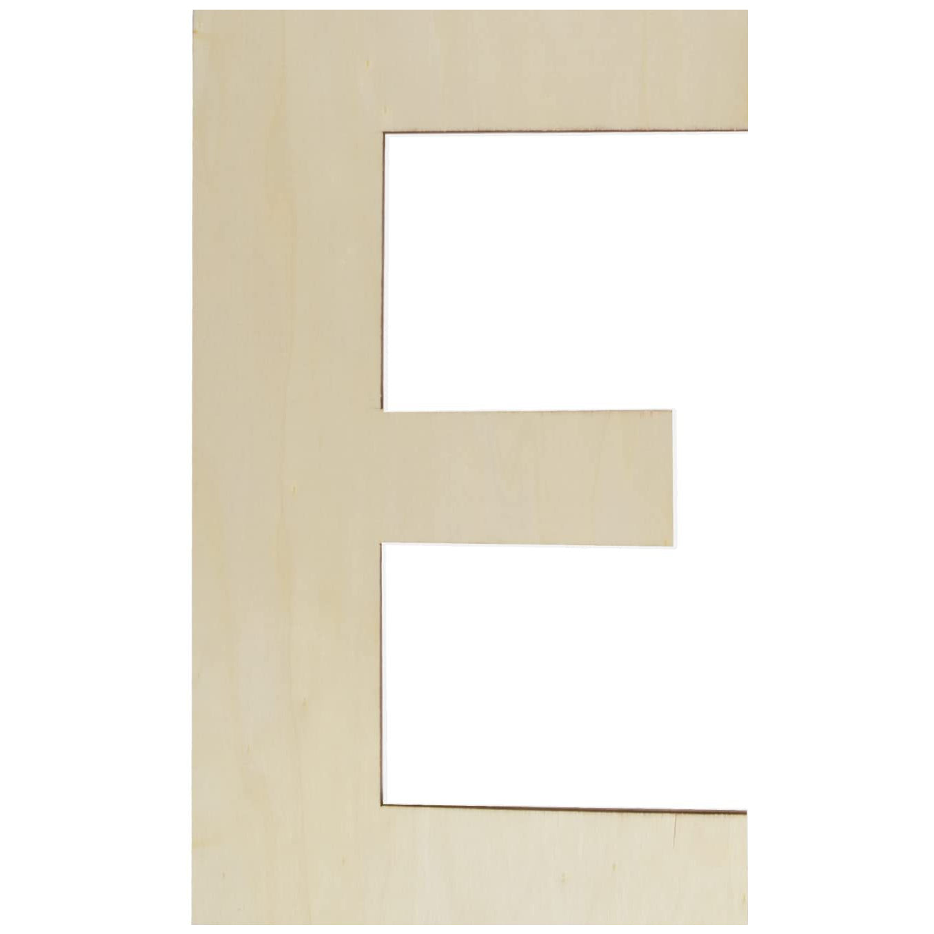 12 Inch Wooden Letter Unfinished Large Wood Alphabet Cutout For DIY Crafts Wall Decor Projects
