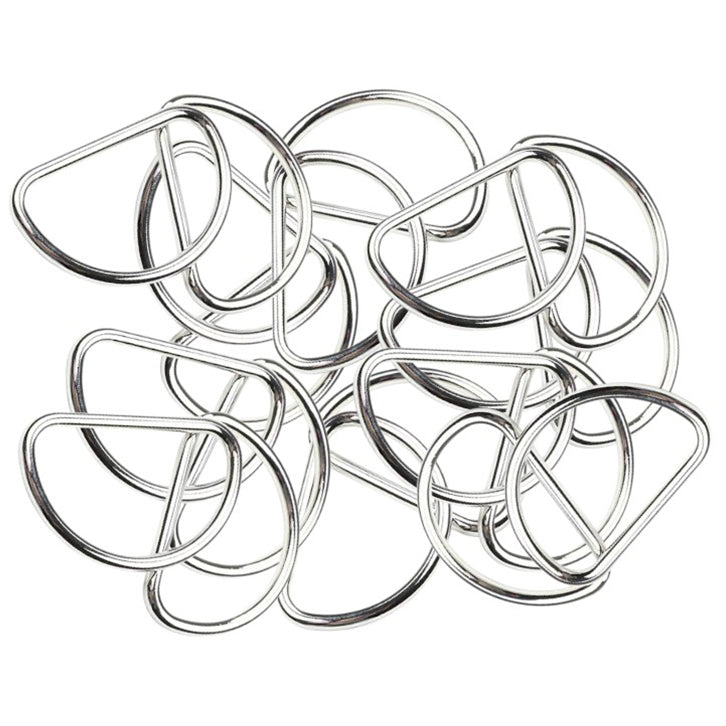 Heavy Duty Stainless Steel D Ring Welded Solid for Dog Collars Straps and Camping Gear