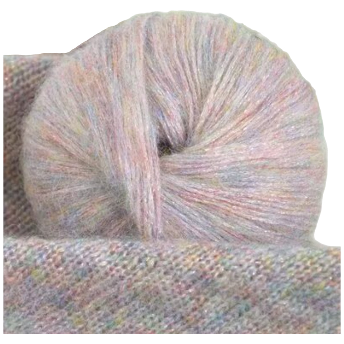 Glitter Knitting Yarn Sparkle Metallic Acrylic Wool for Crochet and Hand-Knitting, 25 Grams/0.85oz 109 Yards