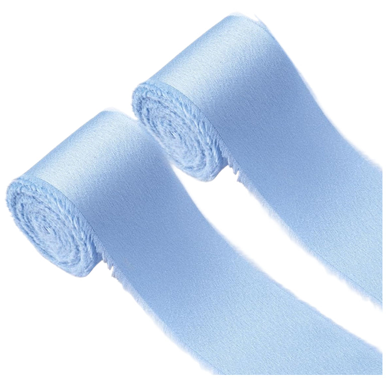 1.5 Inch Silk Satin Ribbon 10 Yards for Gift Wrapping and Wedding Decorations, Pack of 2