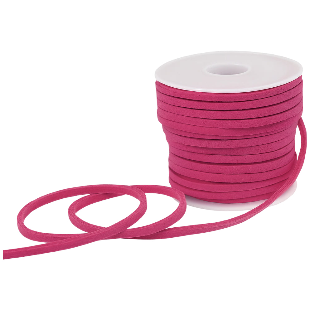 2.6mm x 5m Flat Genuine Leather Cord for Braiding, Jewelry Making, and Craft Projects