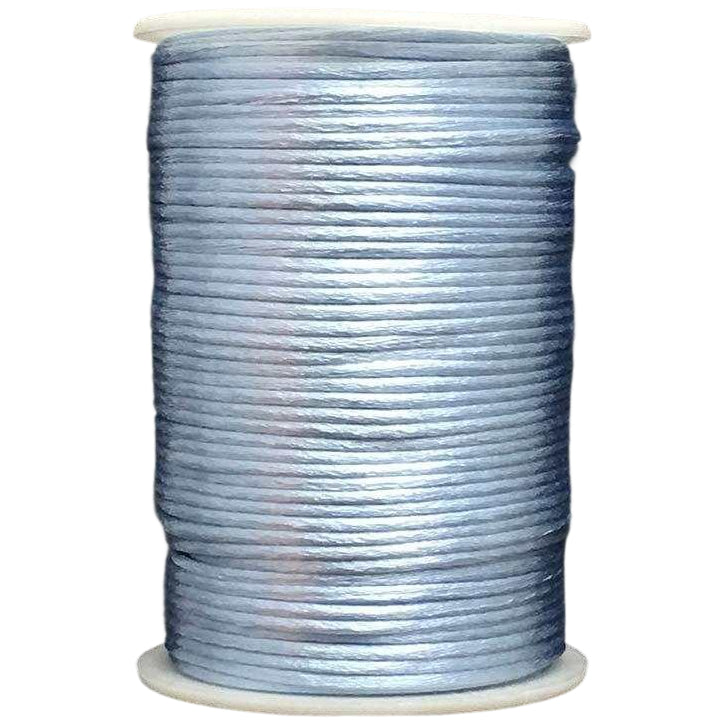2mm Satin Nylon Cord 100m for Jewelry Making, Beading, Macrame, and Chinese Knot Crafts