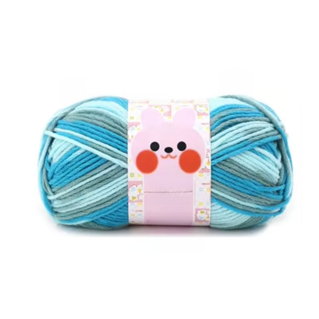 Landscape Yarn, 186 Yards 100g/3.53oz Multicolor Matte Acrylic Yarn for Knitting & Crocheting