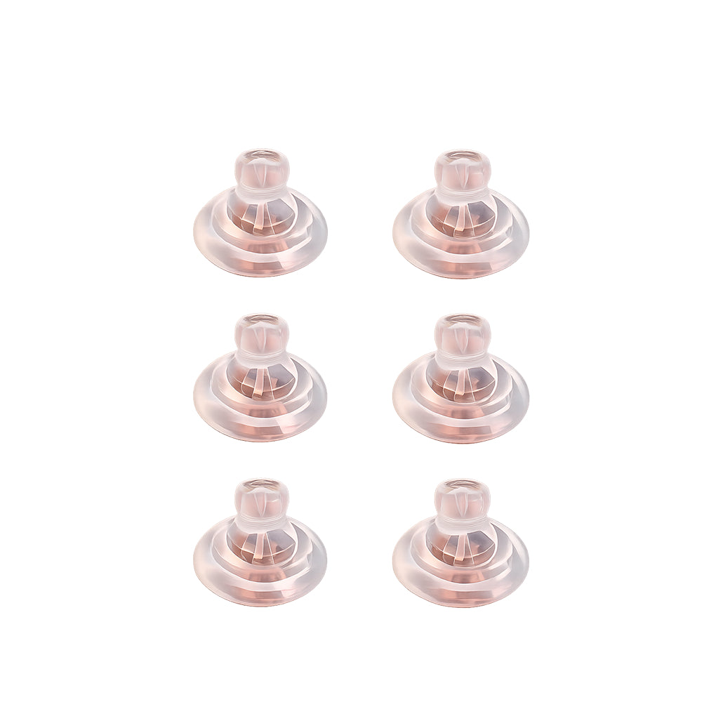 Silicone Earring Backs Replacement Hypoallergenic Secure Stoppers For Stud Earrings Droopy Ears Adults, Pack of 6