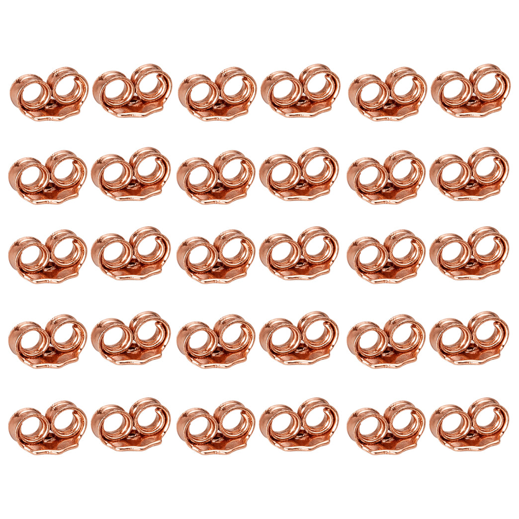 Secure Locking Earring Backs Replacement for Stud Earrings and Posts, 15 Pairs