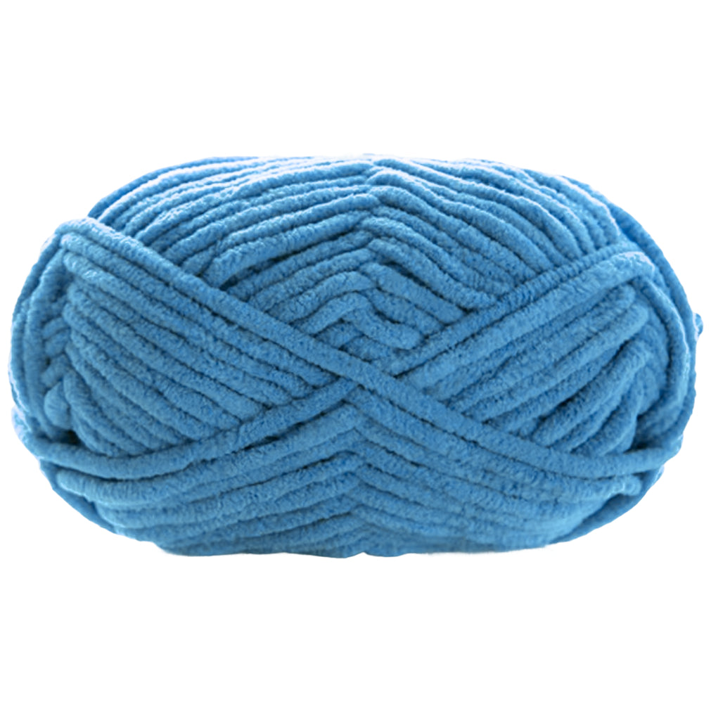 Super Bulky Chenille Velvet Yarn – Size 6 Fluffy Plush Yarn for Crocheting, Amigurumi, and Baby Blankets, 100g/3.53oz 120 yards