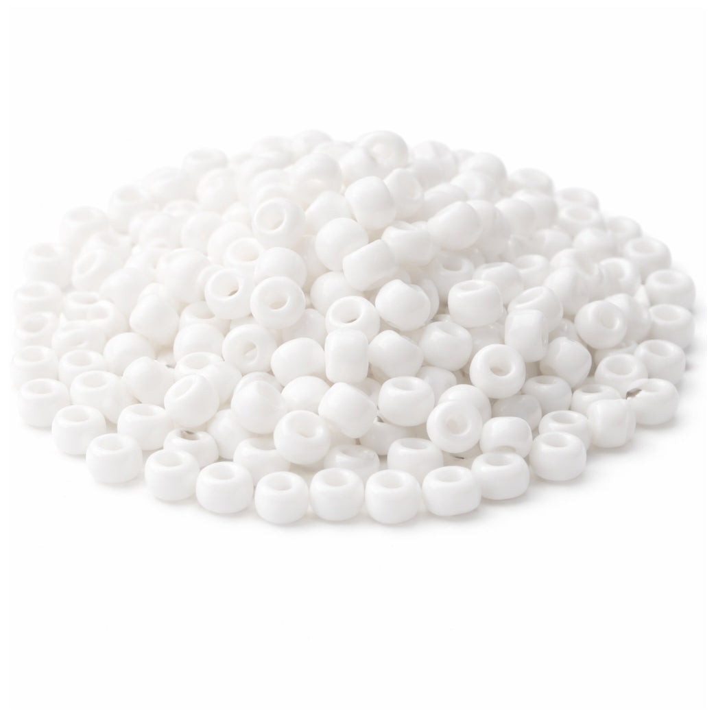 9mm Plastic Pony Beads for Bracelets Necklaces Hair Jewelry Crafts, Pack of 1000