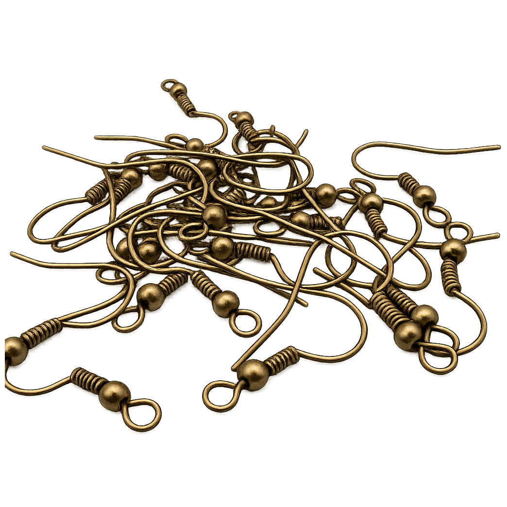 Stainless Steel Fish Hook Earring Wires Nickel Free French Hooks Coil and Ball Style for Jewelry Making DIY Crafts