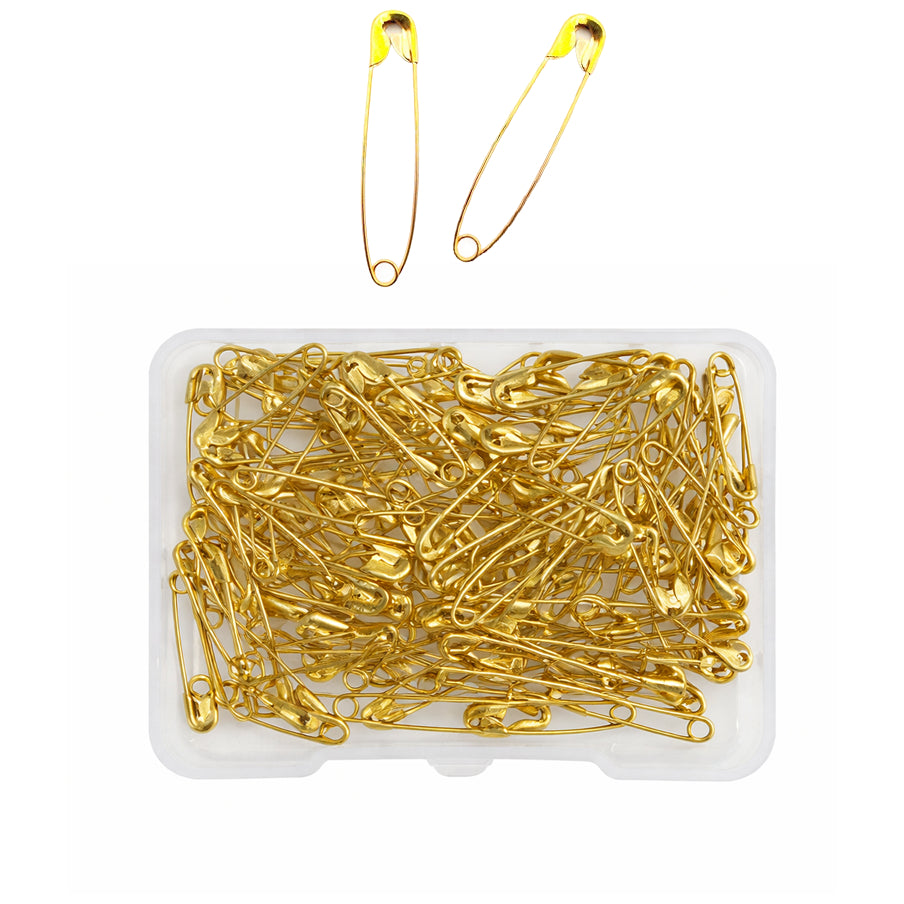 Safety Pins Bulk Pack for Sewing, Crafts, Clothing Repairs, and Household Organization, Pack of 500