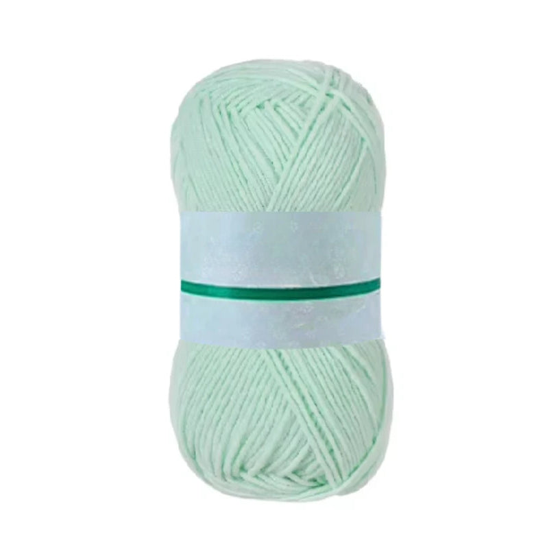 Premium Cotton Yarn – Soft, Super Fine #1 for Crochet & Knitting, 50 Grams/1.76oz 186 Yards