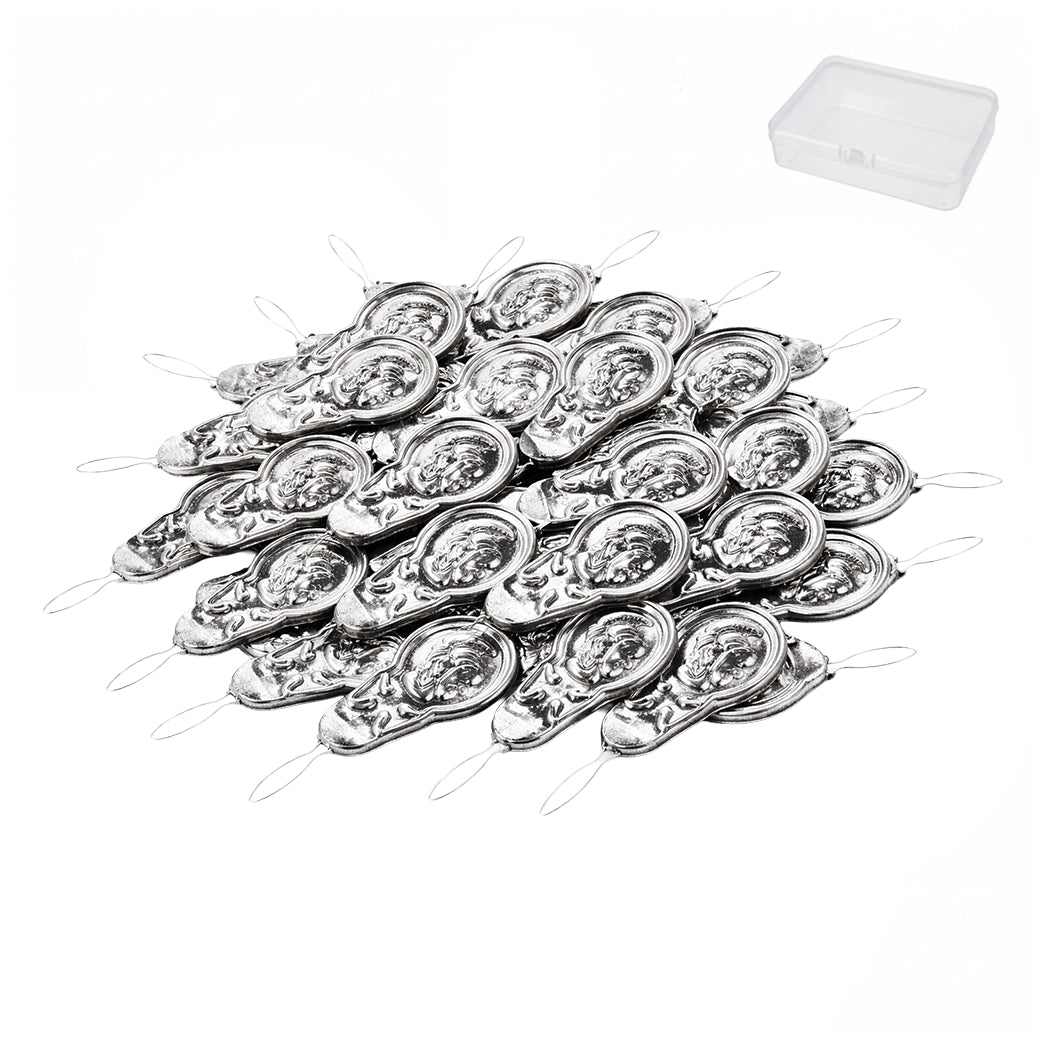 Aluminum Needle Threader Tool with Storage Case for Hand Sewing Cross Stitch Knitting Quilting Crafts