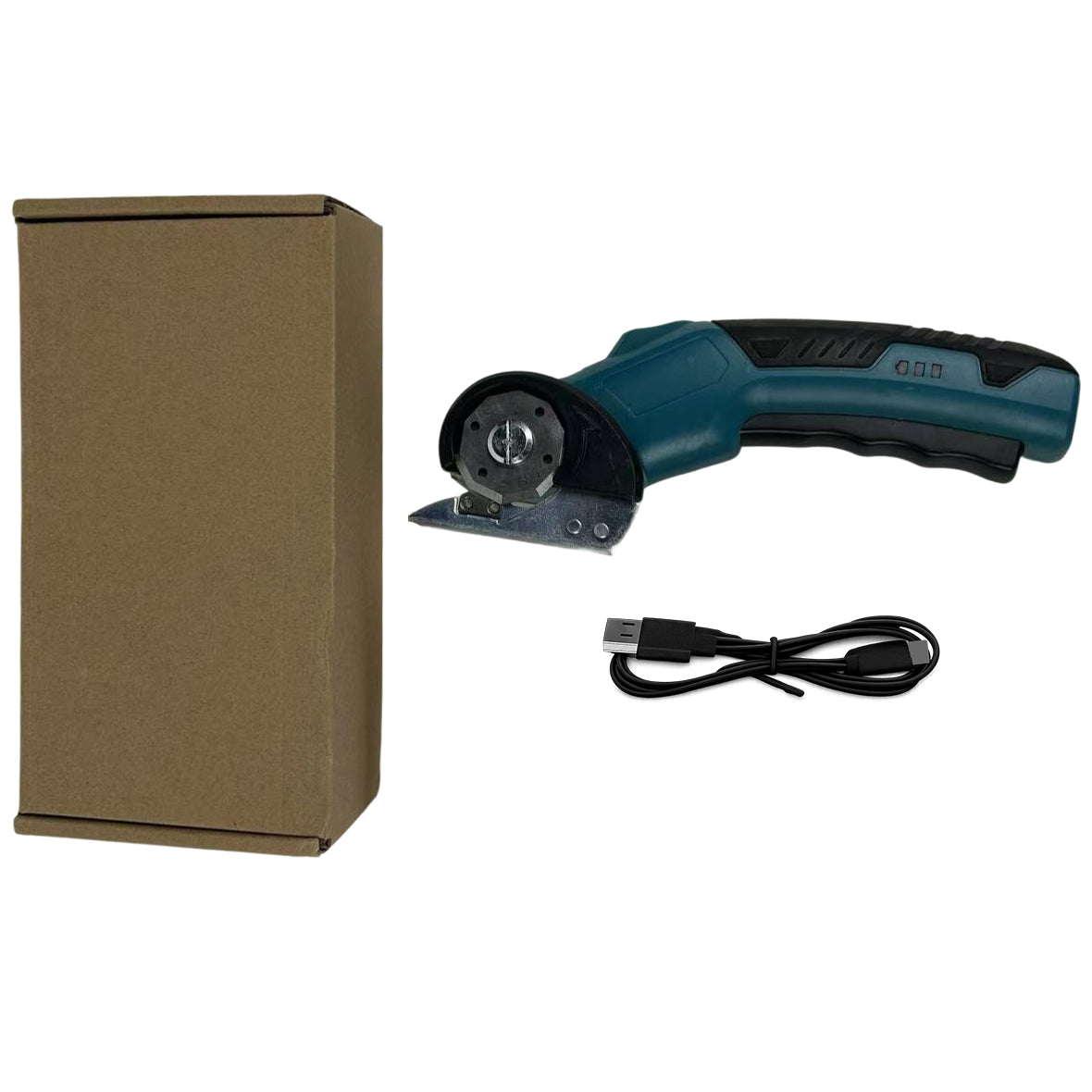 Cordless Electric Scissors Cardboard Cutter Heavy Duty Box Carpet Plastic Leather Cutting Tool Gift