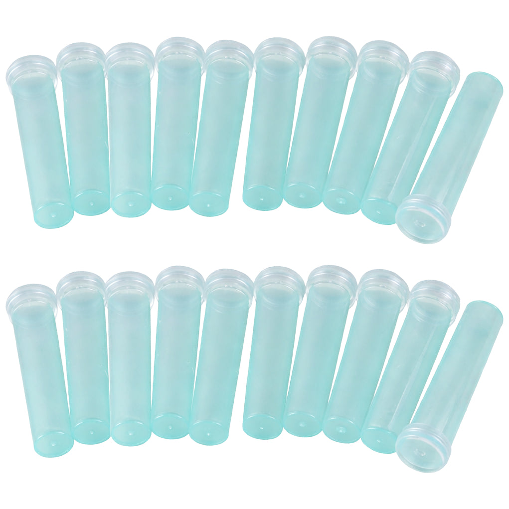 Floral Water Tubes 7cm Plastic Flower Vials with Caps for Flower Arrangement and Decoration