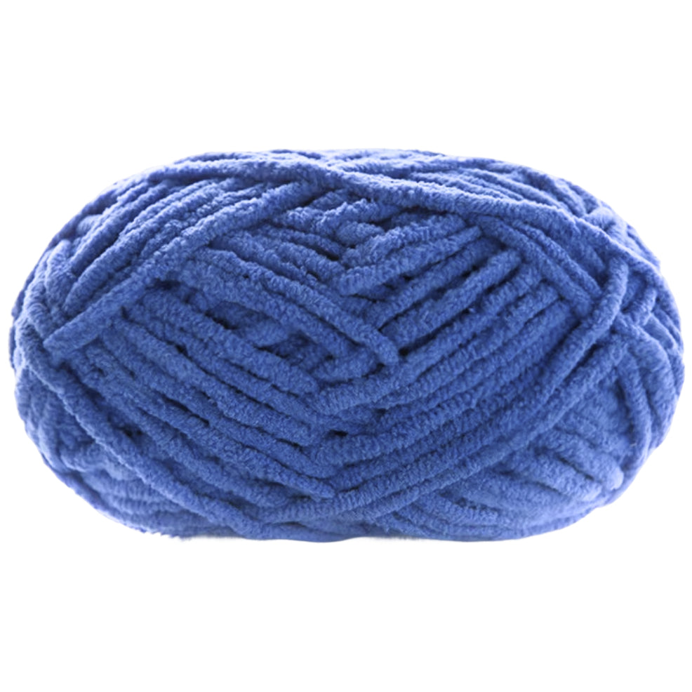 Super Bulky Chenille Velvet Yarn – Size 6 Fluffy Plush Yarn for Crocheting, Amigurumi, and Baby Blankets, 100g/3.53oz 120 yards