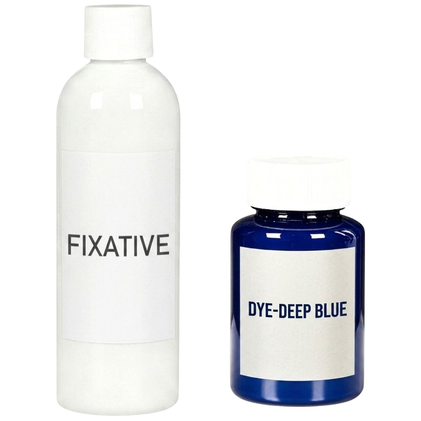 120g Liquid Fabric Dye and 100g Fixative for Clothing, Home Décor and Textile Craft Projects