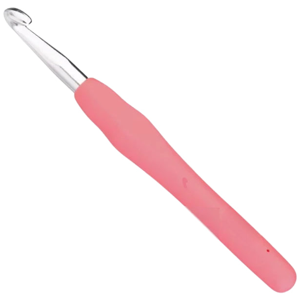 Ergonomic Crochet Hook with Soft Handle – Long Needles for Beginners
