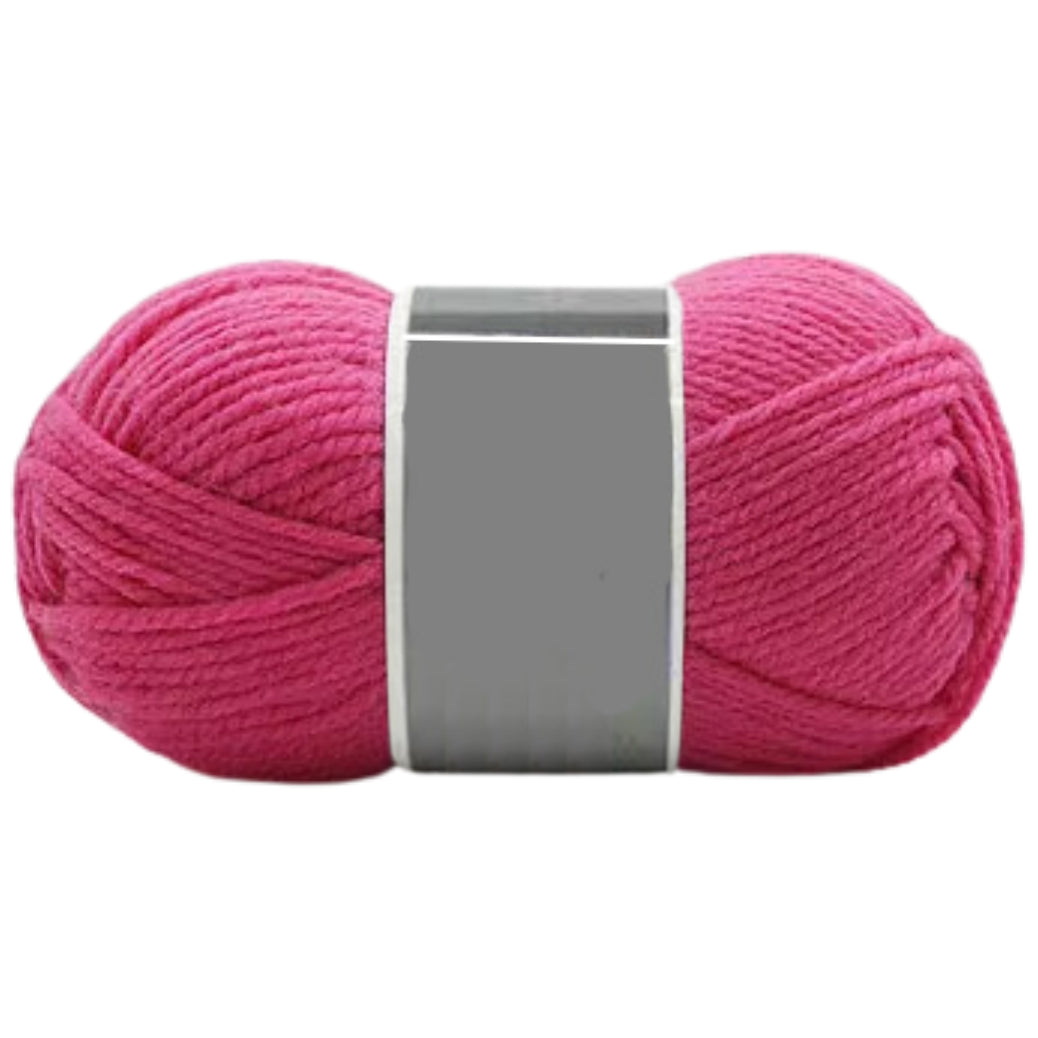 Bulky Merino Wool and Acrylic Blended Knitting Yarn for Craft Projects, 100 Grams/3.53oz 120 Yards