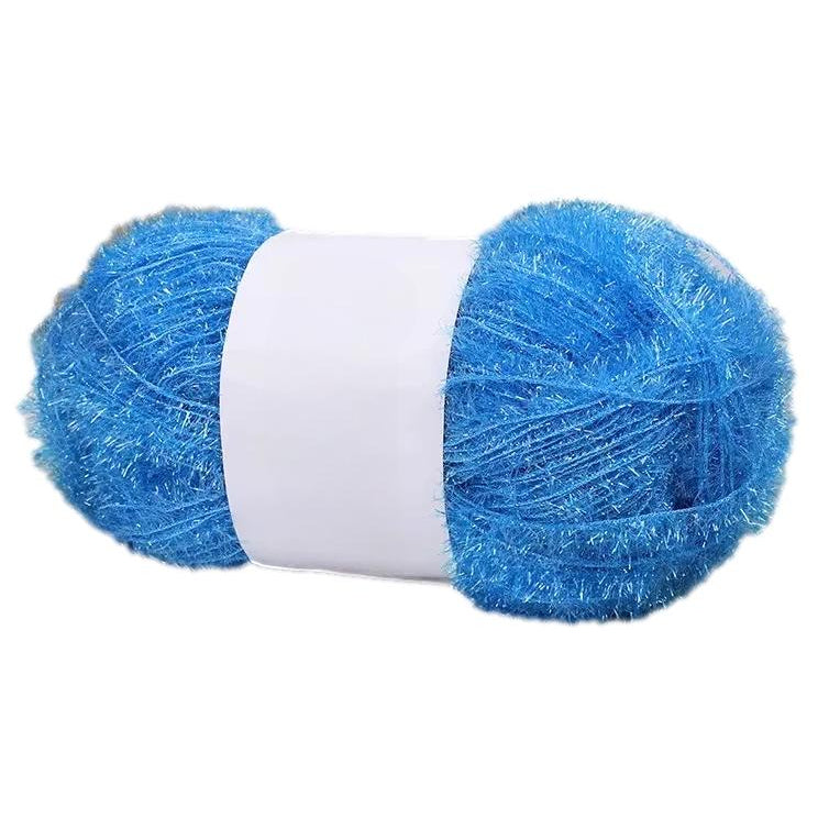Sparkling Scrubby Yarn for Dishcloths 50g/1.76oz 109 Yards, Durable Polyester Yarn for Crocheting