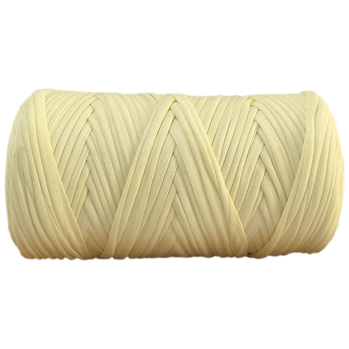 Polyester T-Shirt Yarn Thick Crochet Fabric Ribbon for Knitting Bags, Rugs, and Crafts, 400 Grams/14.11oz, 142.17 yards