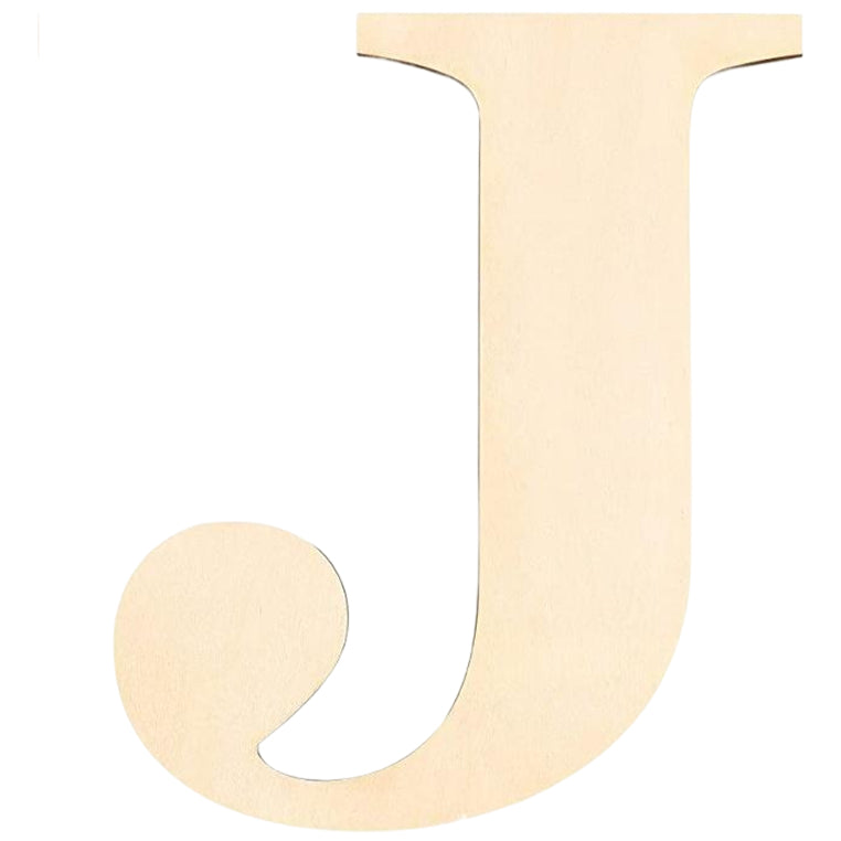 17 Inch Large Unfinished Wooden Letters and Numbers for Crafts and Home Event Decorations