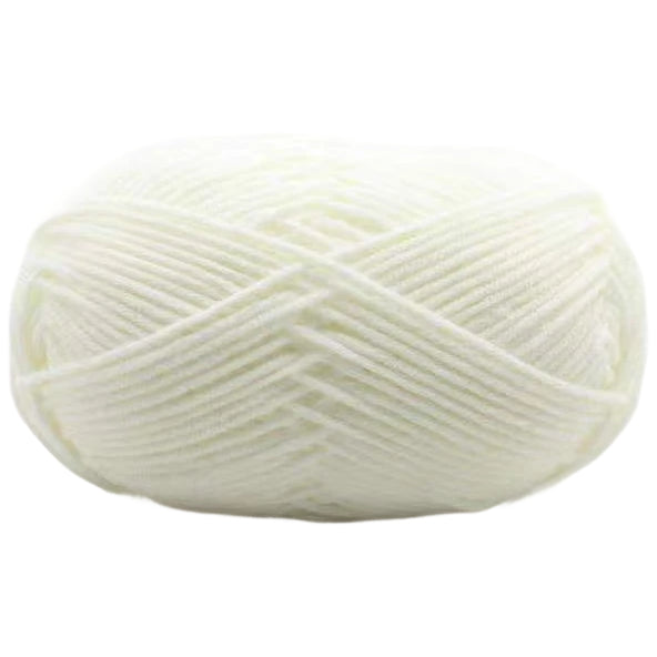 4-Ply Acrylic Yarn 50g/1.76oz 142 Yards, Tight Twist for Knitting and Crochet Projects