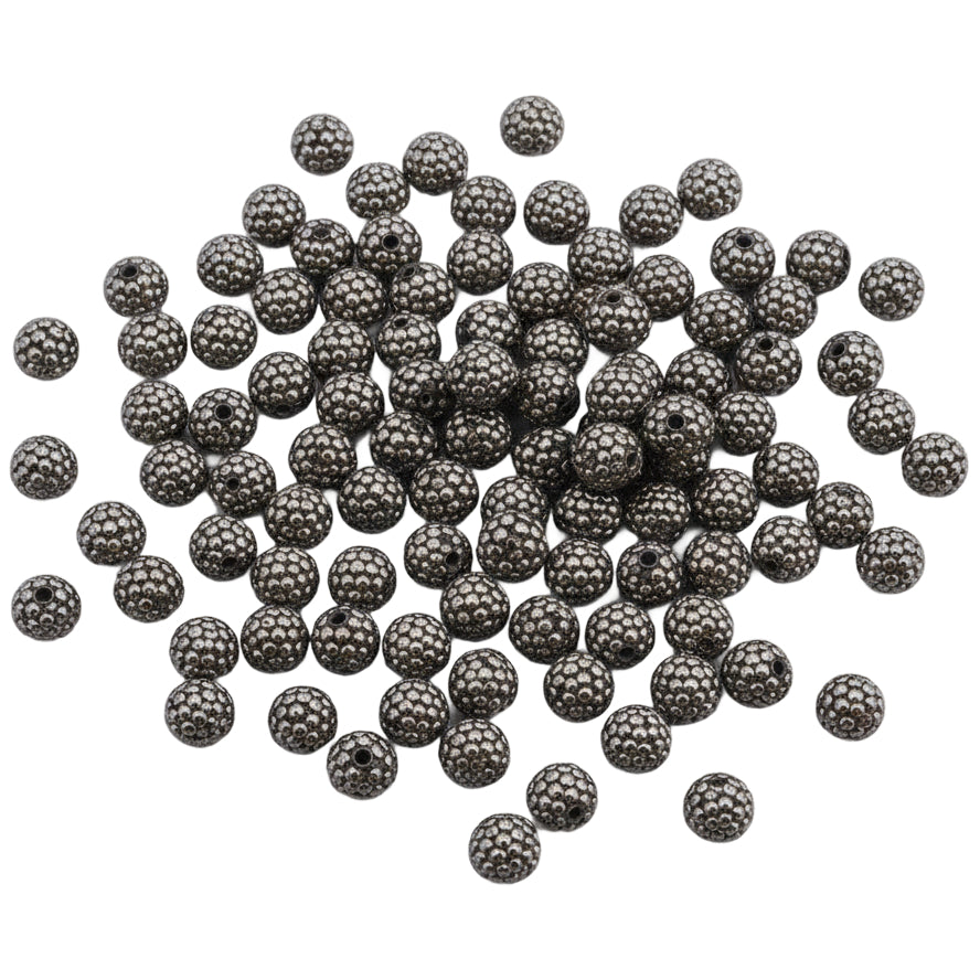 Sparkle Rhinestone Clay Beads Round Disco Spacer Beads for Jewelry Making, Bracelets, Earrings and DIY Craft Projects