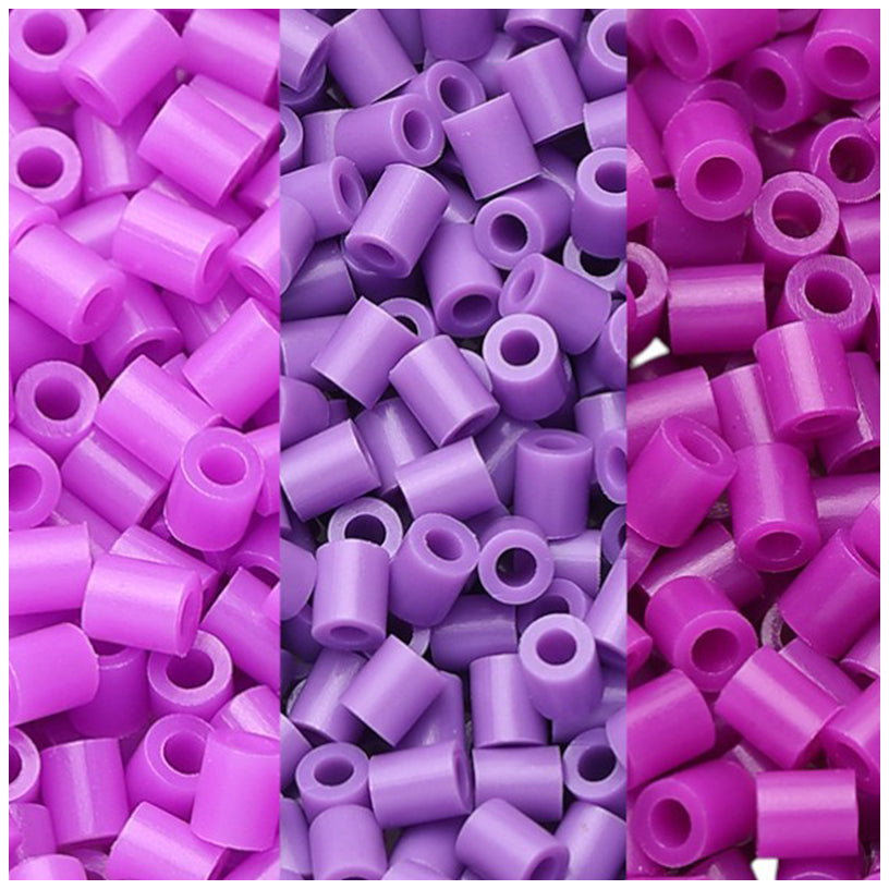 2.6mm Fuse Bead Set 3 Color Pack for Pegboards and Perler Crafts, Pack of 1000