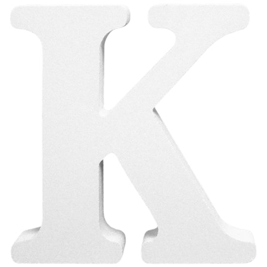 8 Inch White Wooden Letters for Wall Decor Unfinished Wood Alphabet for Home Crafts DIY Signs
