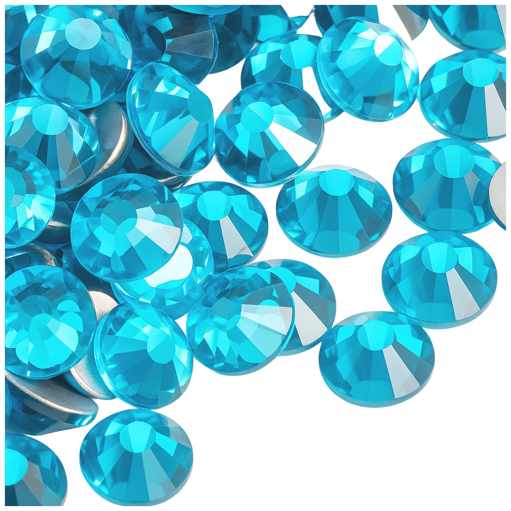 Shiny Hotfix Flatback Glass Rhinestones for Nail Art, Clothing, Crafts, DIY Crystal Decorations