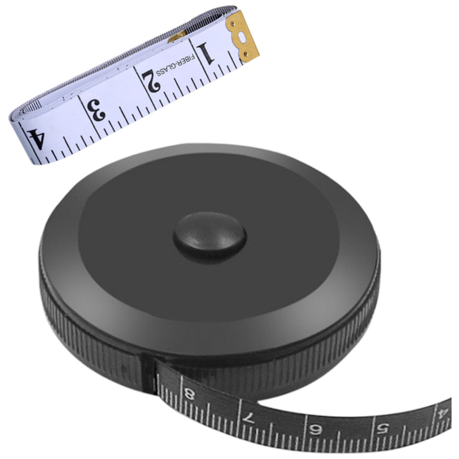 60-Inch Soft and Retractable Tape Measure for Sewing, Body, and Craft Measurements, Pack of 2