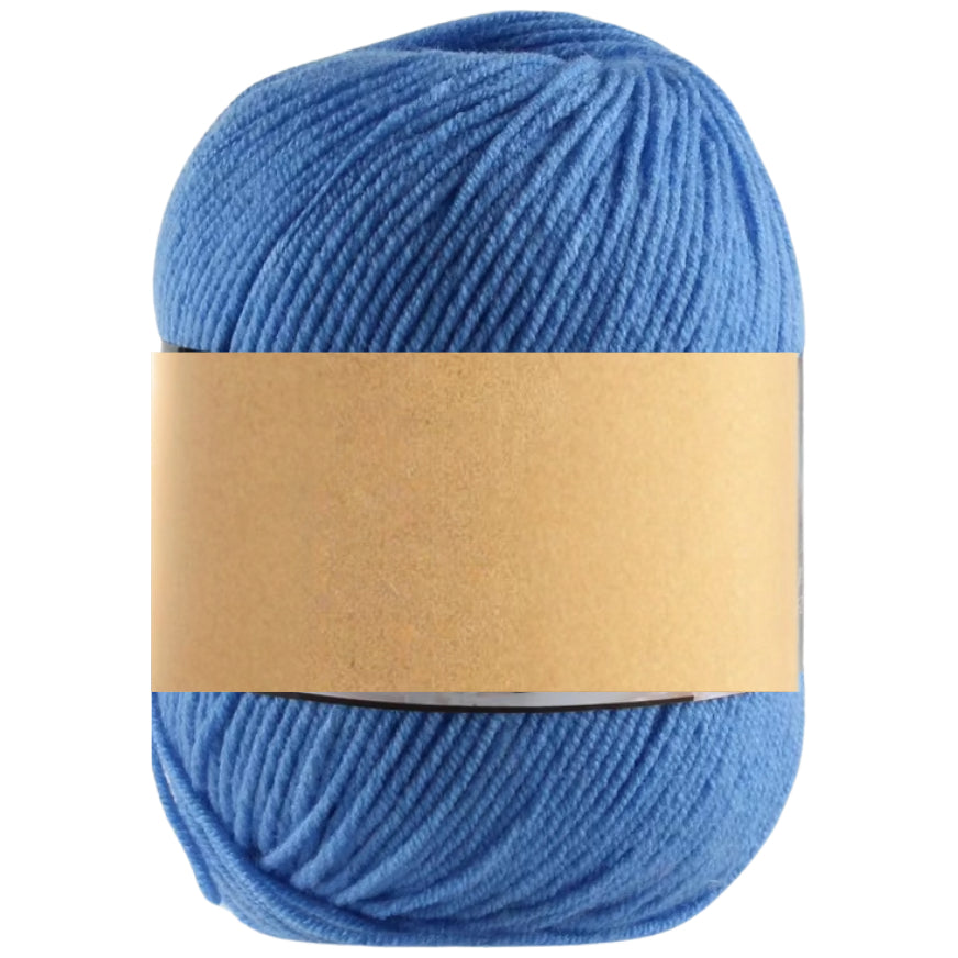 Silk Effect Microfiber Acrylic Yarn, Solid Colors for Baby Projects, 50 Grams/1.76oz 191 Yards