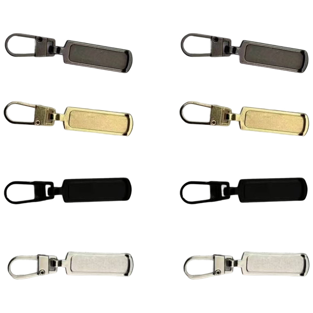 Detachable Zipper Pull Replacement Tabs for Jackets, Luggage, Backpacks, Boots, and Bags, Pack of 8