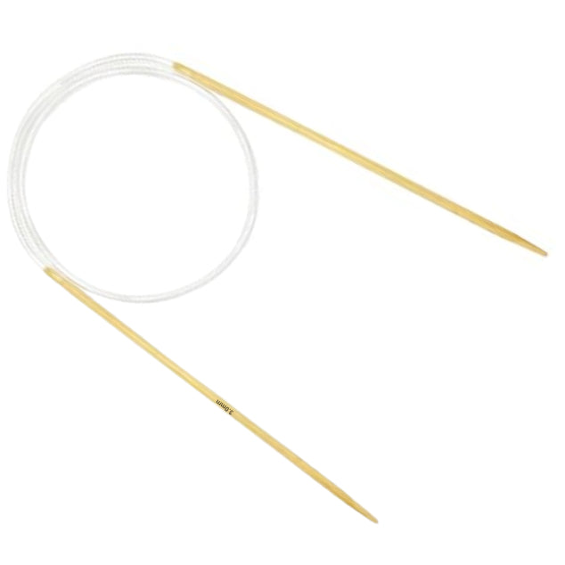 Carbonized Bamboo Circular Knitting Needles with Clear Cables, 16" Length for Smooth Knitting