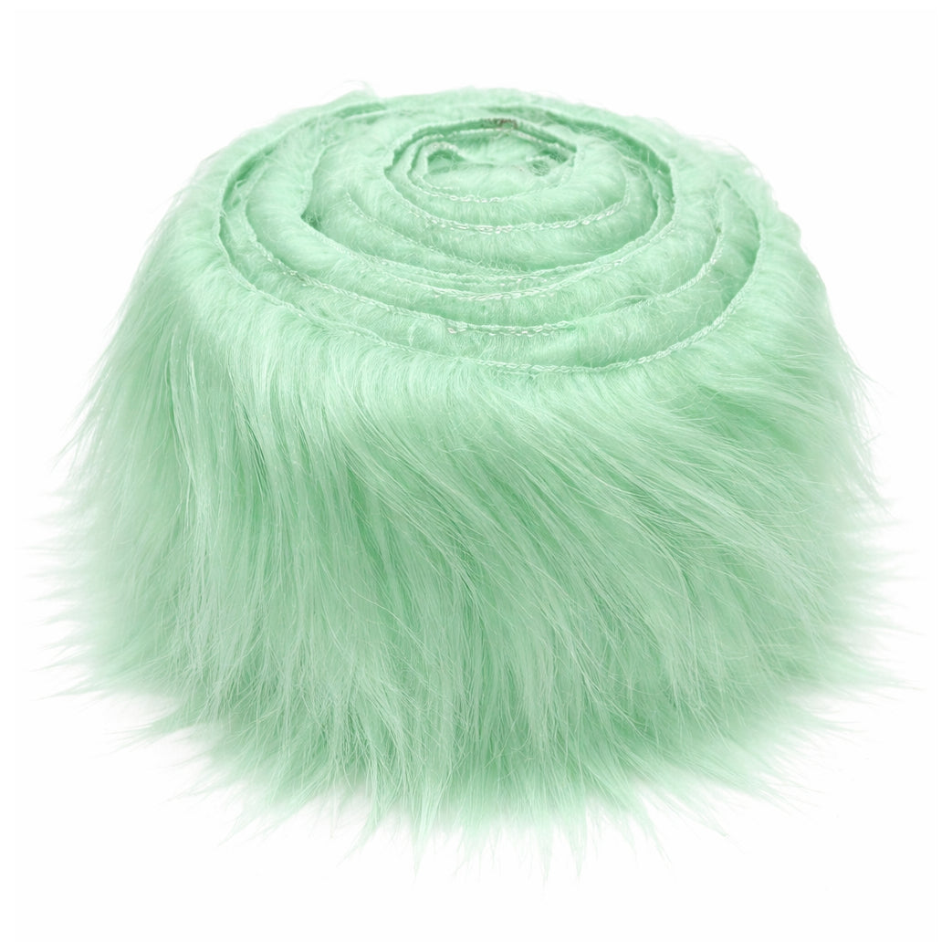 60 Inch Faux Fur Fabric Precut Strips Fluffy Craft Fur for Gnome Beards and Costumes