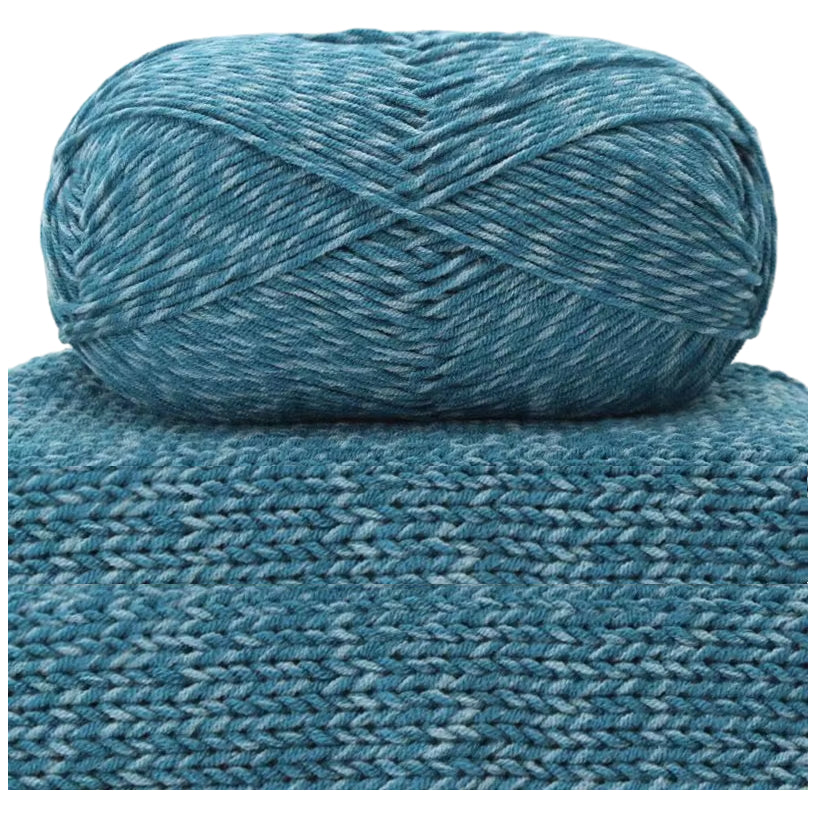 Stonewash Jeans Yarn, Soft Craft Yarn for Knitting and Crocheting, 100 Grams/3.53oz 262.47 Yards