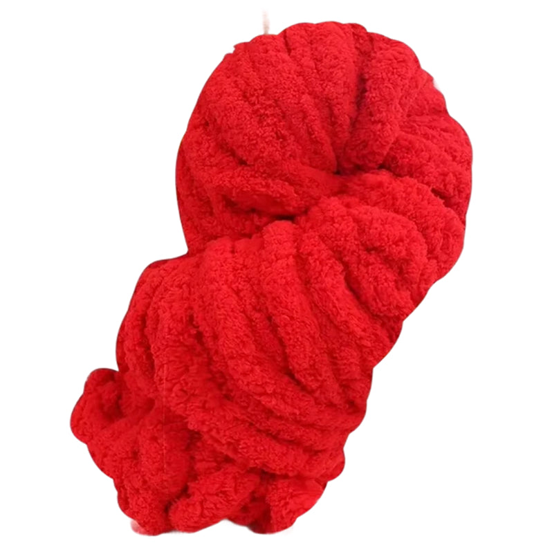 Super Chunky Chenille Yarn Soft Thick Fluffy Polyester for Arm Knitting Blankets and Home Decor, 20mm Thick 250 Grams/8.82oz 27.34 yards