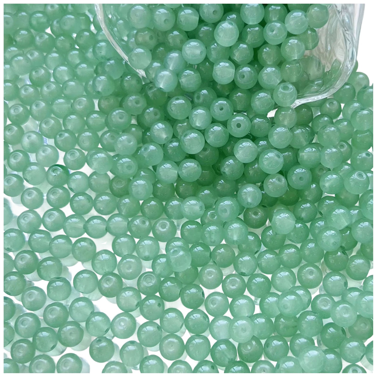 8mm Natural Rose Quartz Gemstone Round Beads for Jewelry Making, Pack of 100