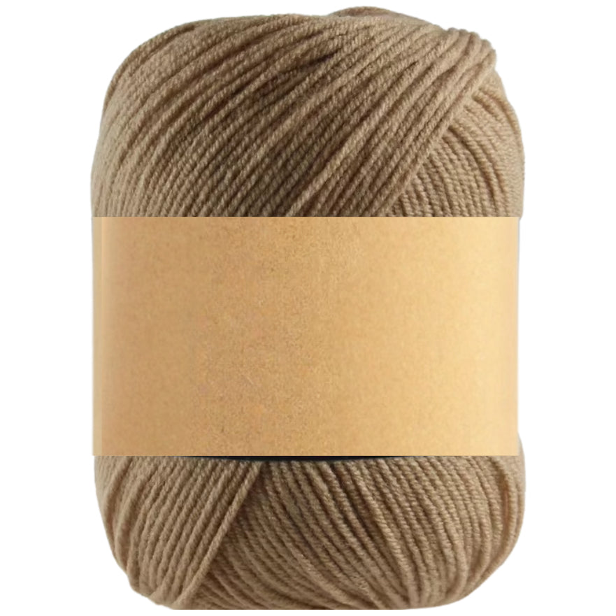 Silk Effect Microfiber Acrylic Yarn, Solid Colors for Baby Projects, 50 Grams/1.76oz 191 Yards