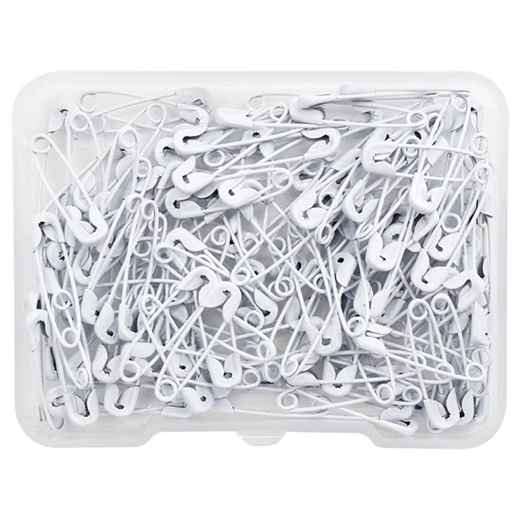 120Pcs Mini Safety Pins 19mm for Sewing, Tagging, Crafts, Jewelry Making, and Clothing Repairs