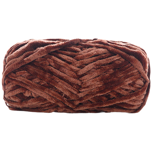 Thick Velvet Chenille Yarn 100 Grams/3.52oz 87.5 yards Skein Soft Chunky Plush Yarn for Knitting and Crocheting