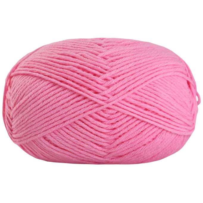 Soft Cotton Acrylic Blend Yarn for Crochet Knitting Amigurumi Projects, 50 Grams/1.76oz 140 yards