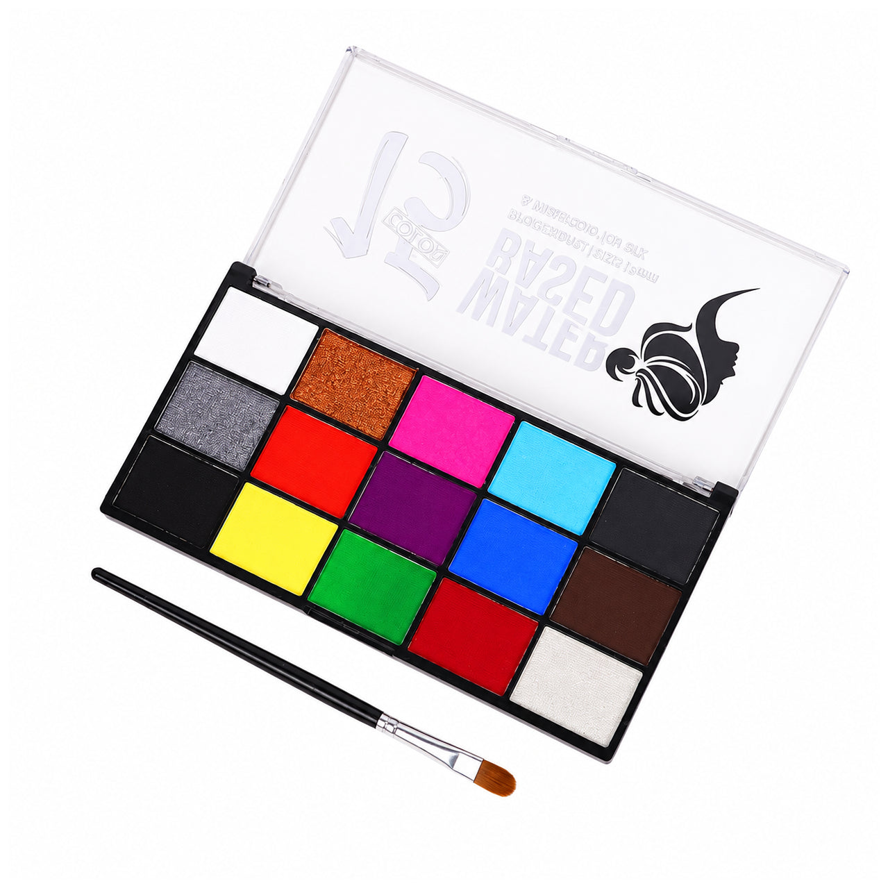 Professional Oil-Based Face and Body Paint Palette for Halloween SFX Cosplay Festival Stage Tattoo and Party Makeup