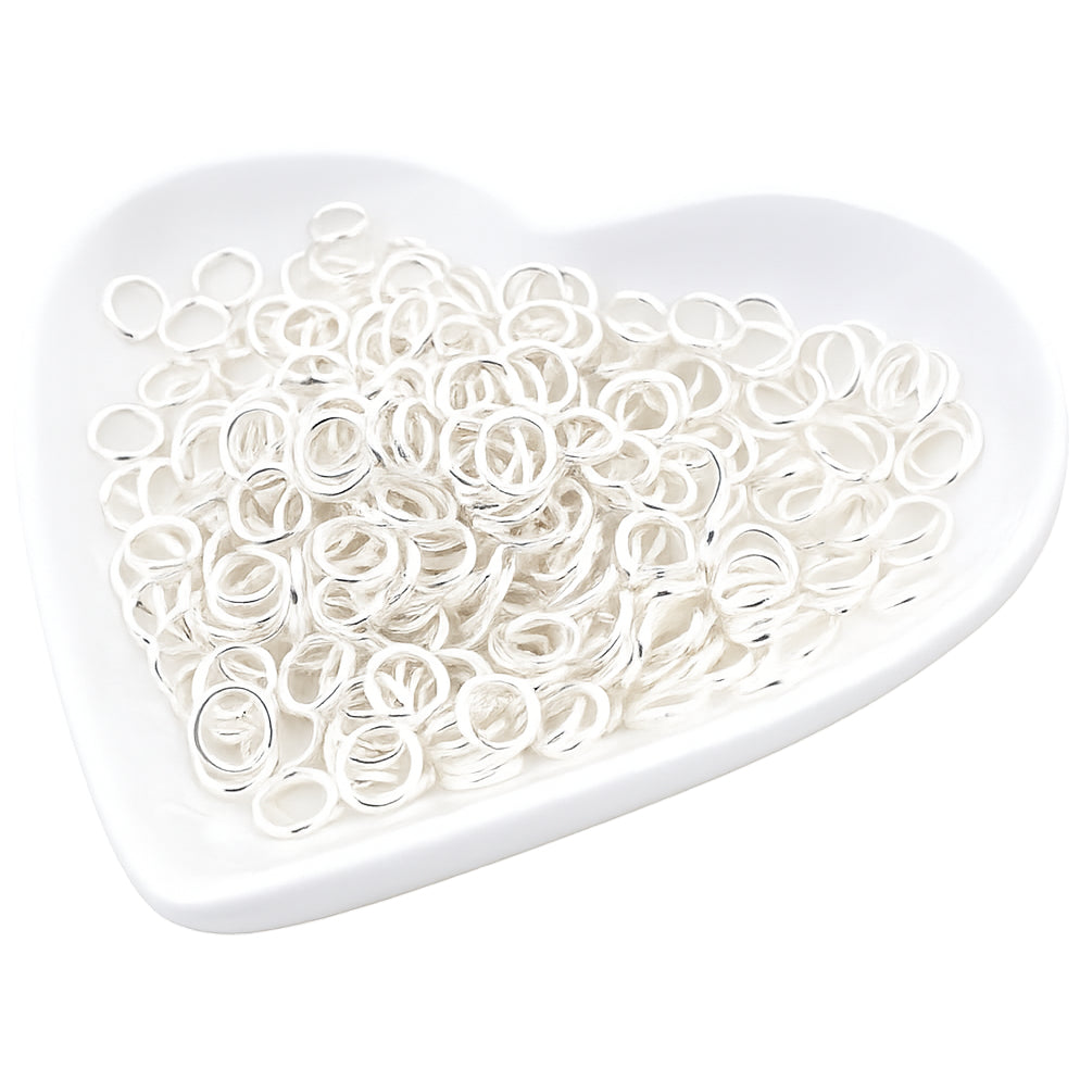Open Jump Rings for Jewelry Making Earrings and Keychains for Crafts Repair Supplies, Pack of 300