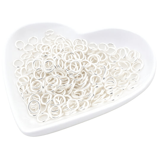 Open Jump Rings for Jewelry Making Earrings and Keychains for Crafts Repair Supplies, Pack of 300